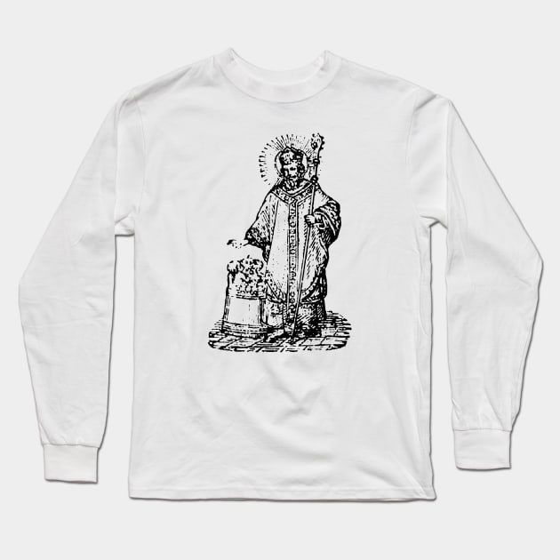 Saint Urban - Catholic TShirts by VSG Long Sleeve T-Shirt by Very Simple Graph